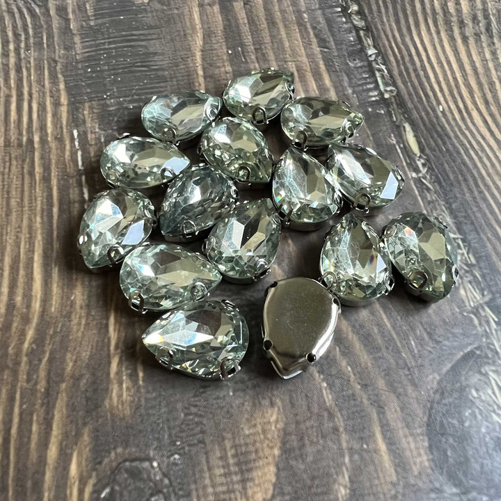 Waterdrop Shaped Embellishment Buttons