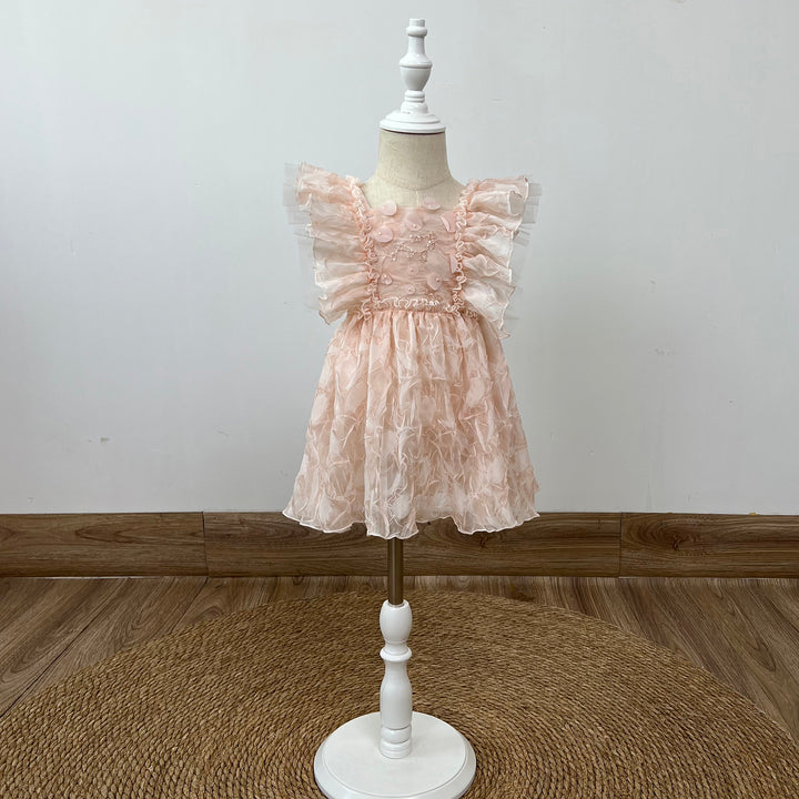 Judith White Little Girl Dress