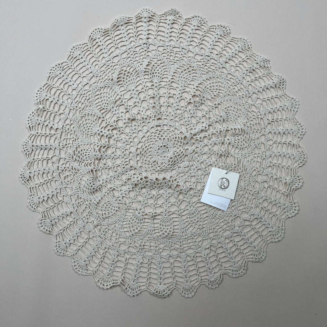 Handmade Crocheted Round Blanket