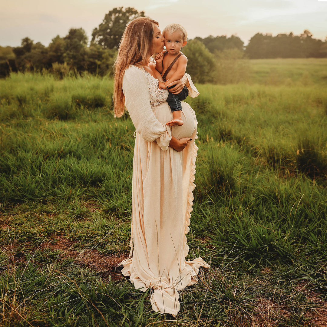 Josephine Cotton Floral Gown