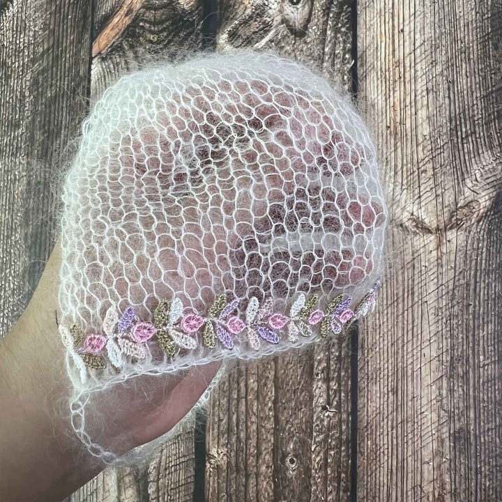 Mohair Colorful Bonnet