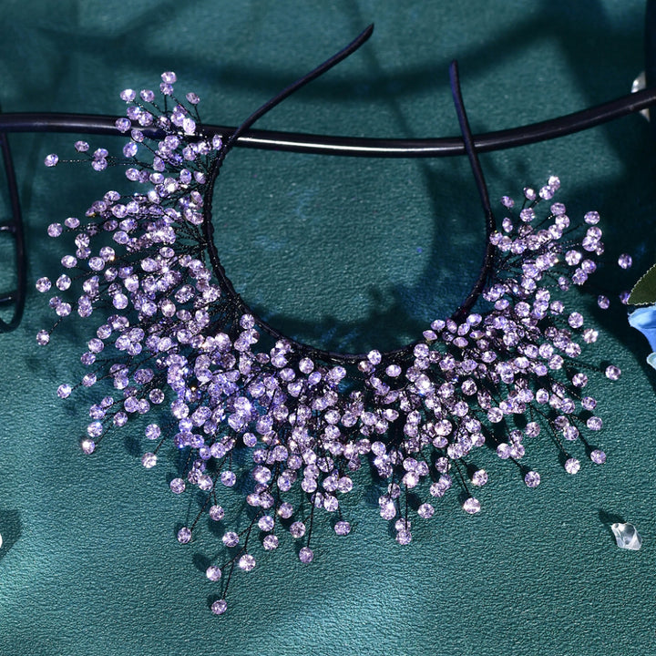 Luxurious Imitation Diamond Crown Headpieces