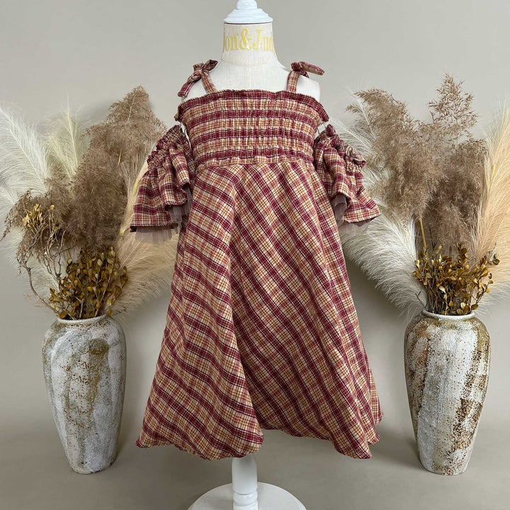 Muestra de vestido para niña de 21 a 24 meses (lista para enviar)