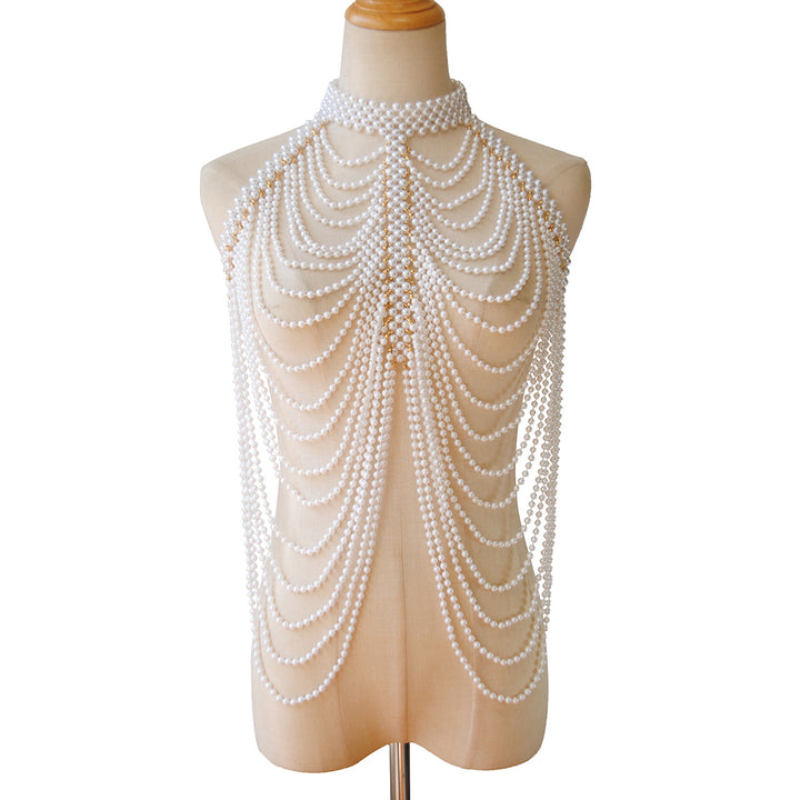 Layered Imitation Pearl Body Accessories