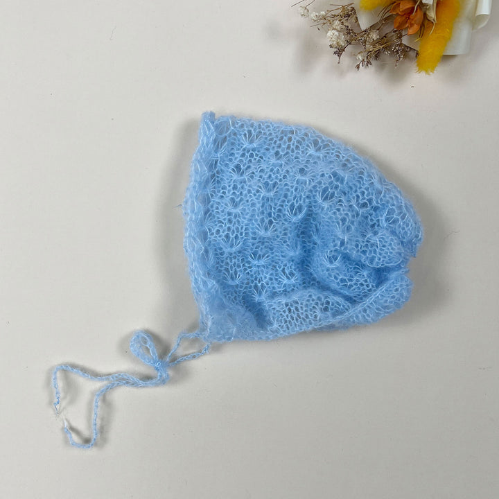 Newborn Mohair Knit Bonnet
