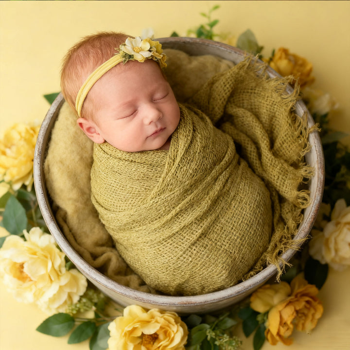 Newborn Soft Stretch Swaddle Wrap
