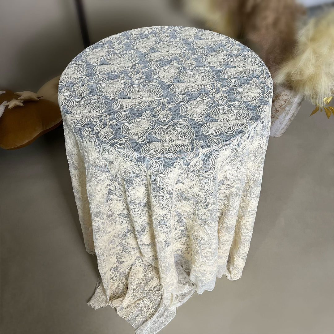 Beige Lace Background