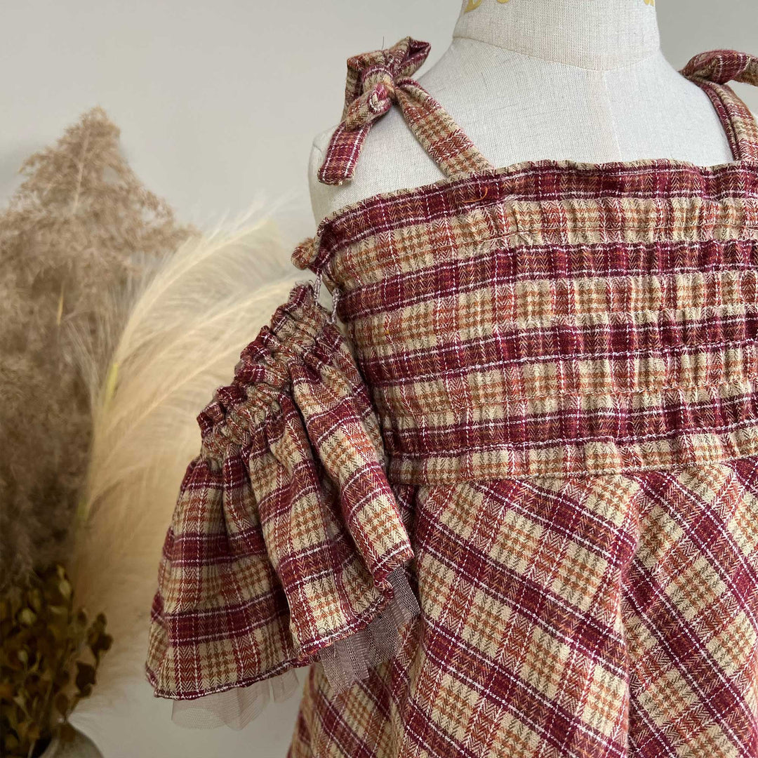 Muestra de vestido para niña de 21 a 24 meses (lista para enviar)