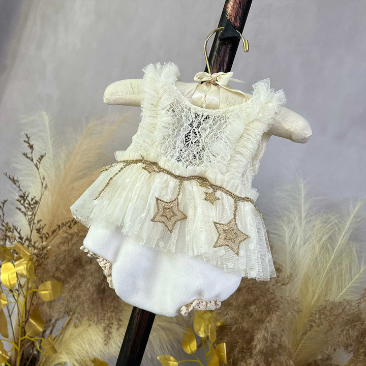 Tulle with Star Newborn Dress