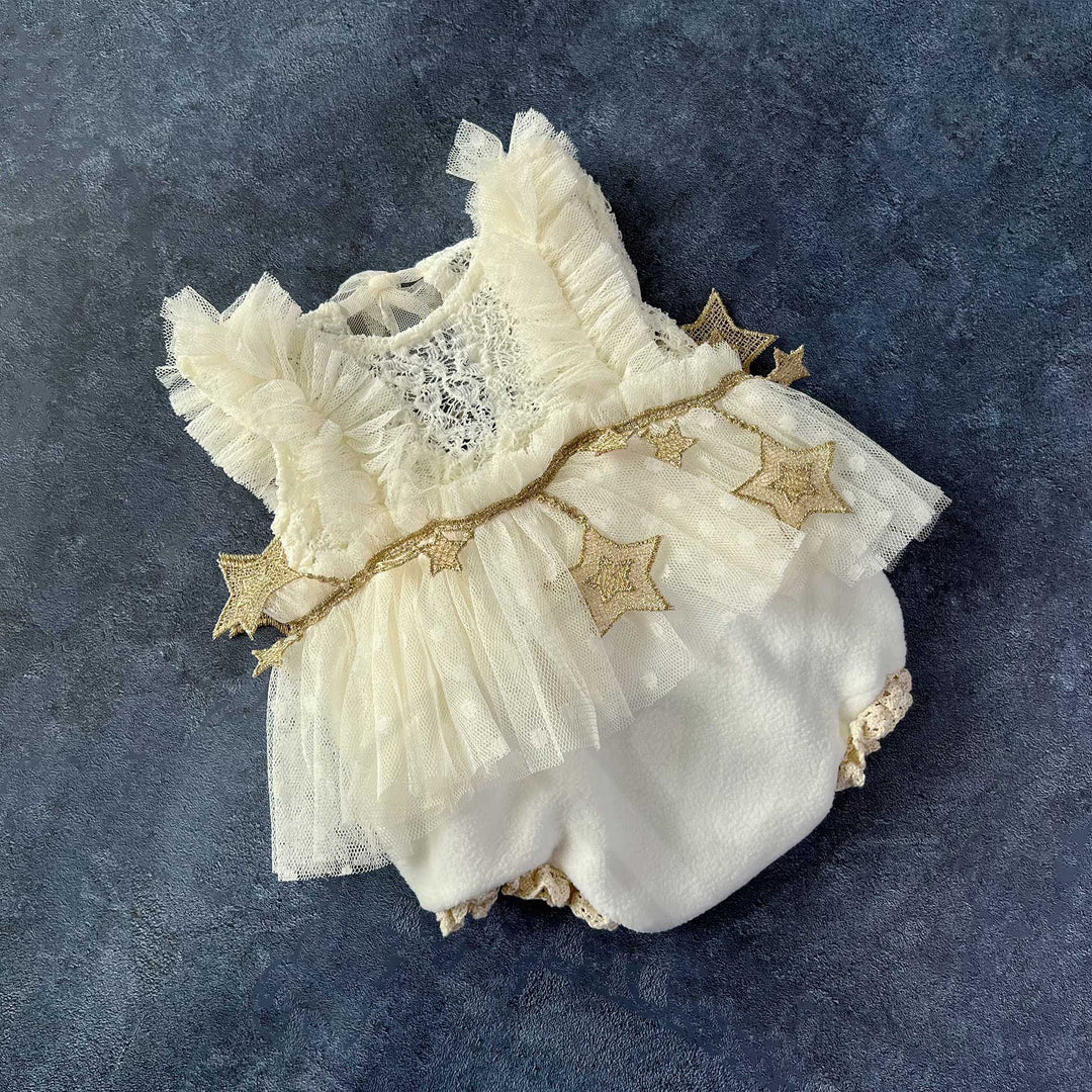 Tulle with Star Newborn Dress