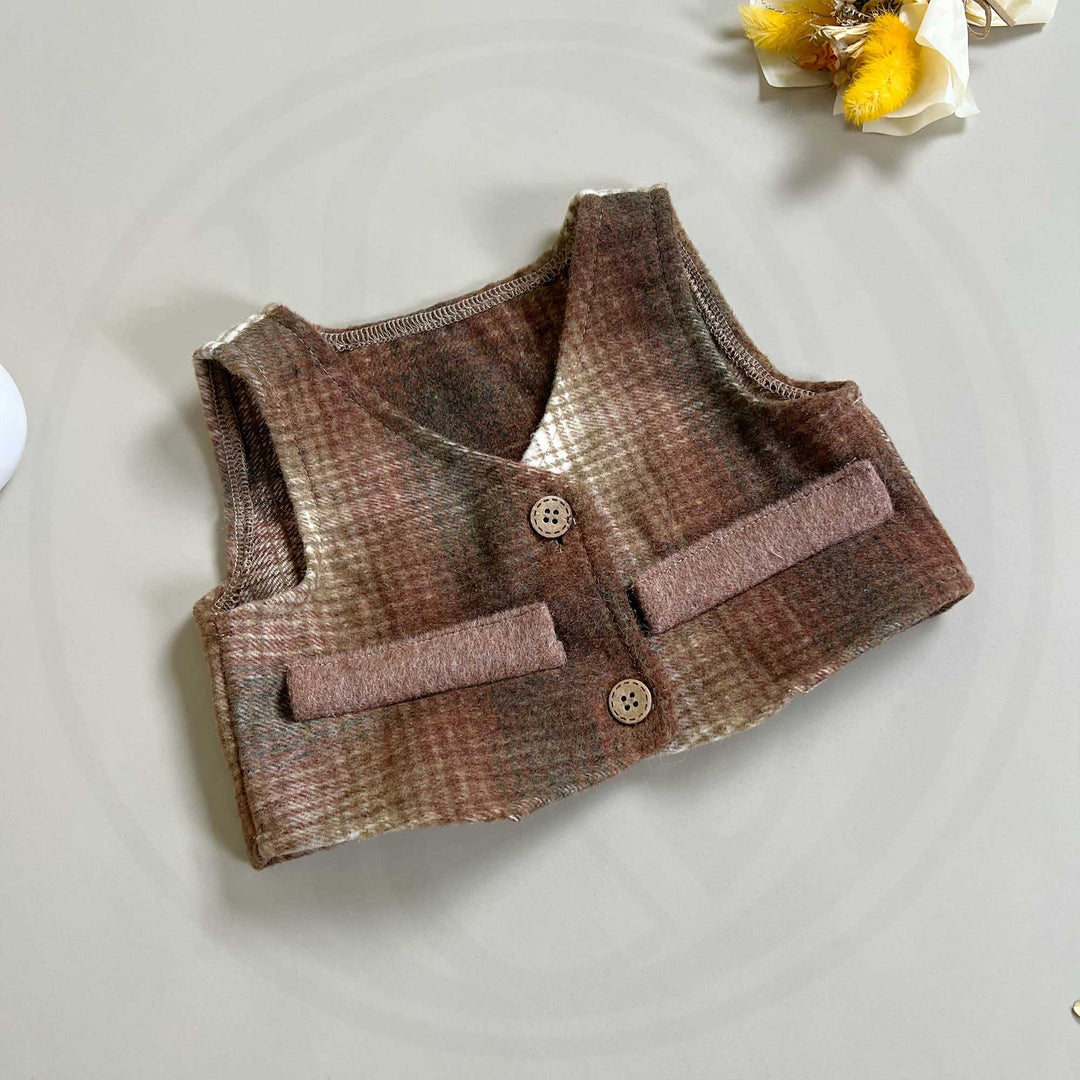 Abraham Vest + Overalls Set