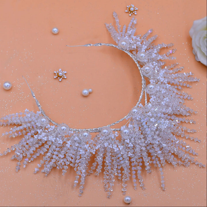 Luxury Diamond Pearl Crown Headpieces