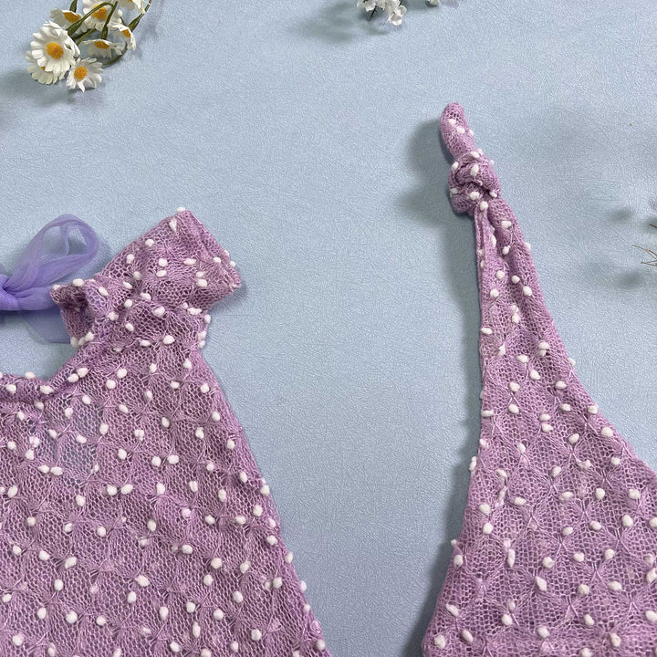 Newborn Romper matched Hat Set