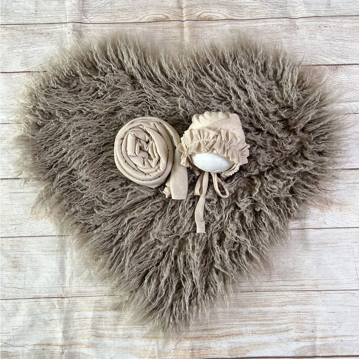 Almost mauve Faux Fur Matched Set