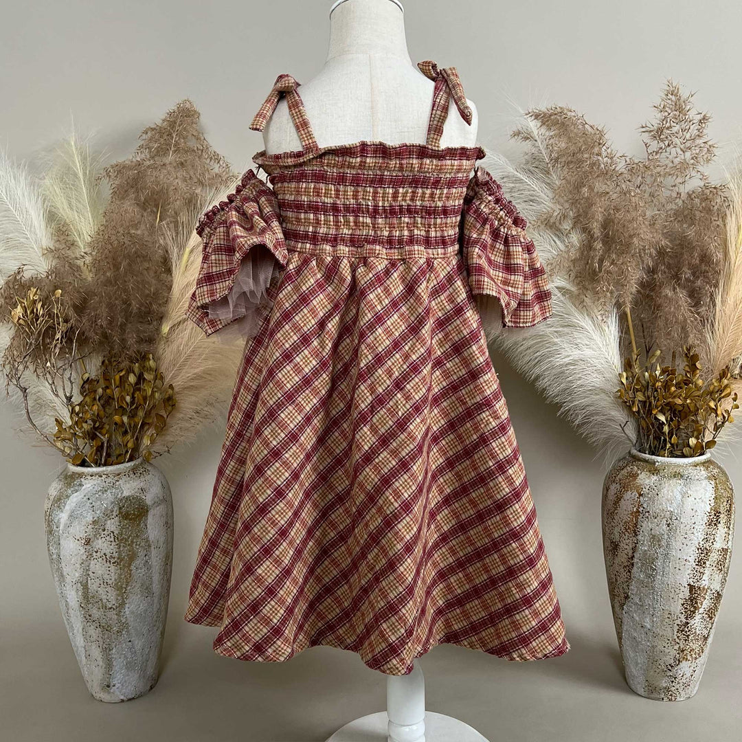 Muestra de vestido para niña de 21 a 24 meses (lista para enviar)