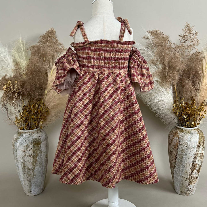 Muestra de vestido para niña de 21 a 24 meses (lista para enviar)