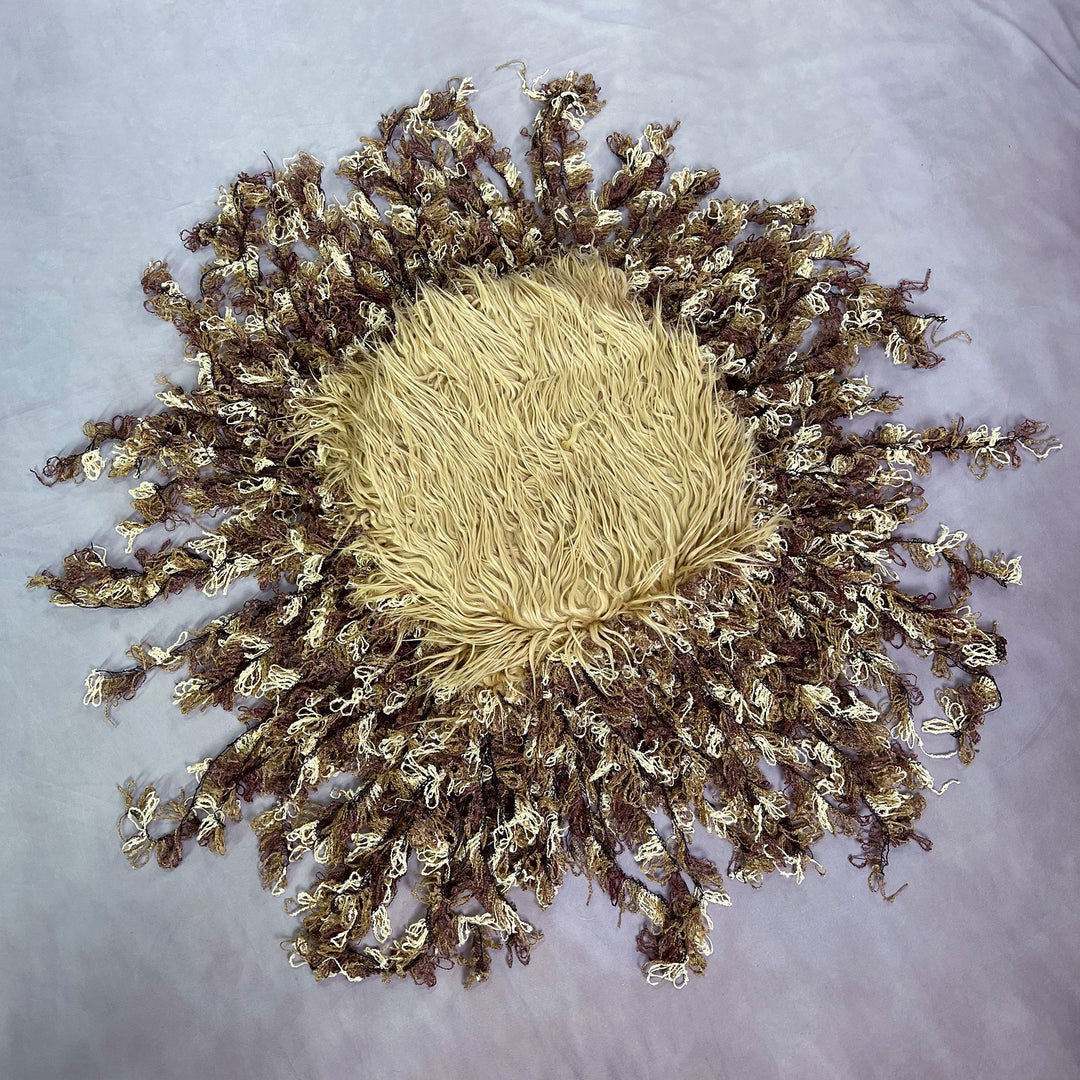 Faux fur Layer with Long Tassel