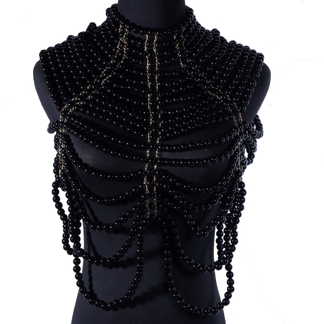 Layered Imitation Pearl Body Accessories