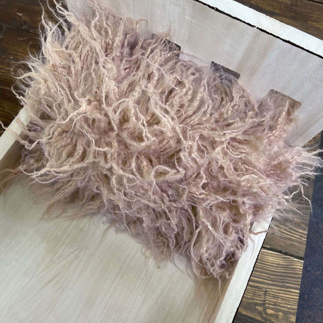 25*17cm Faux Mongolian Fur Pillow