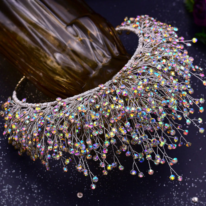 Luxurious Imitation Diamond Crown Headpieces