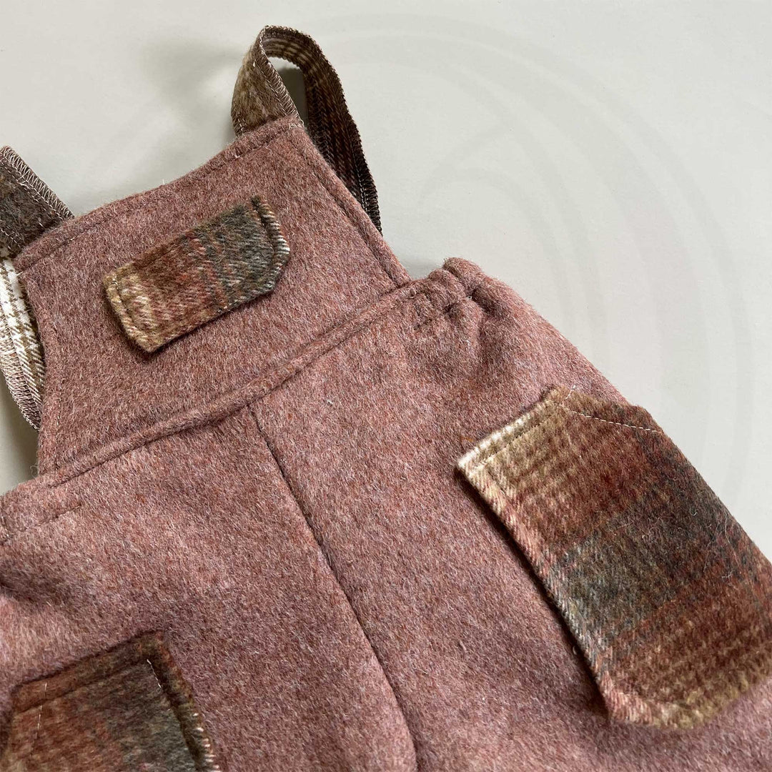 Abraham Vest + Overalls Set