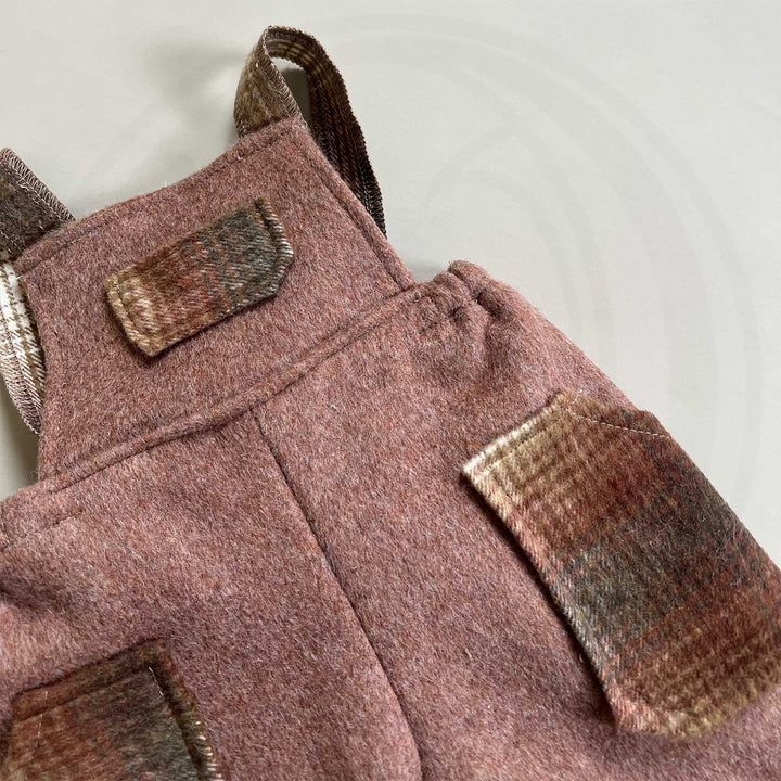 Abraham Vest + Overalls Set