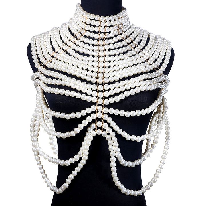Layered Imitation Pearl Body Accessories