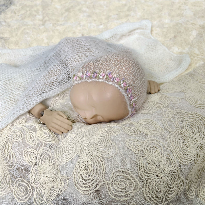 Beige Lace Background