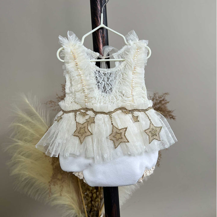 Tulle with Star Newborn Dress