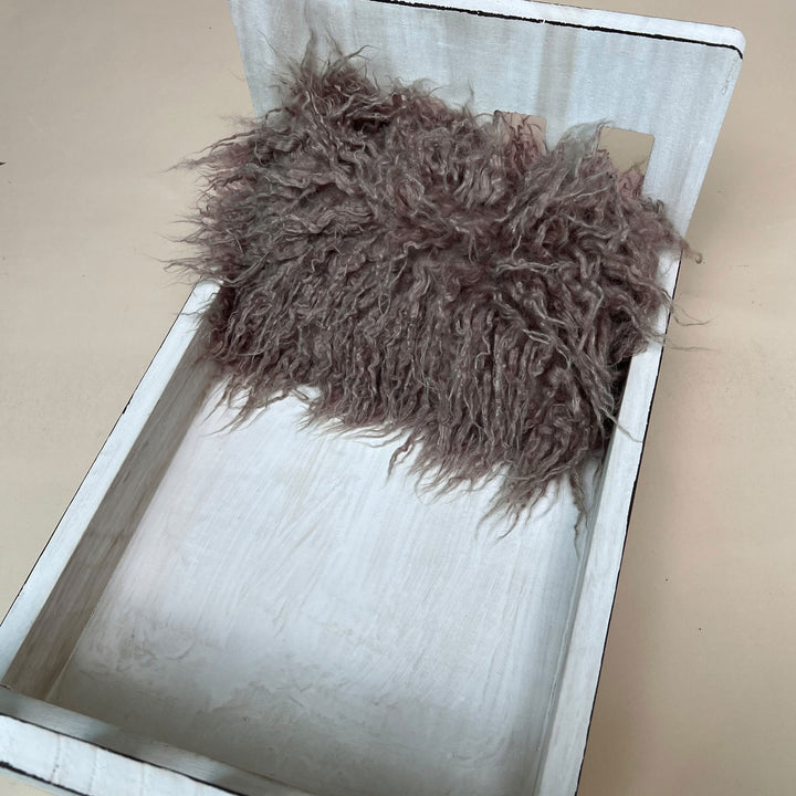 25*17cm Faux Mongolian Fur Pillow