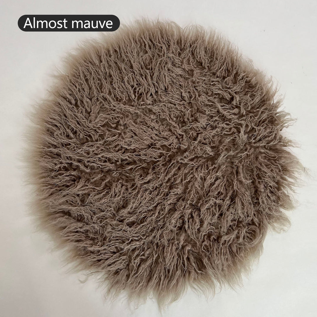 60CM Round faux fur Blanket