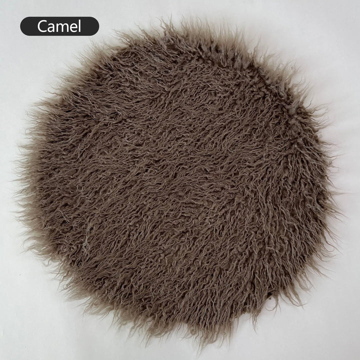 60CM Round faux fur Blanket