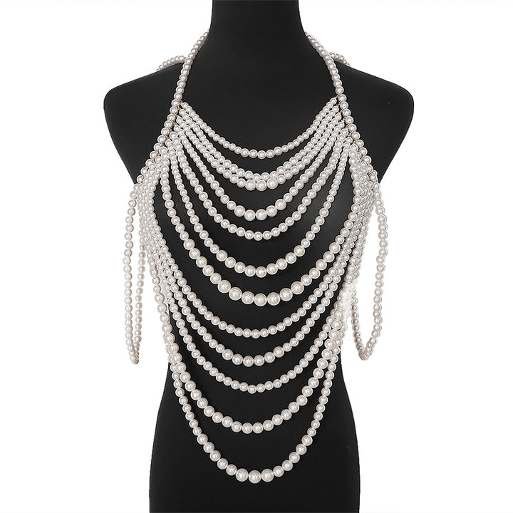 Layered Imitation Pearl Body Accessories