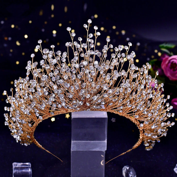 Luxurious Imitation Diamond Crown Headpieces