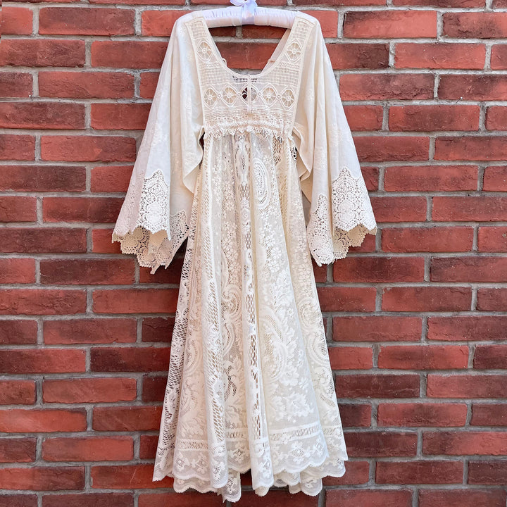 Jodie Little Girl Cotton+Lace Dress