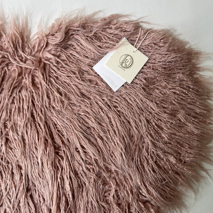 Soft Sweet Heart Faux Fur Blanket