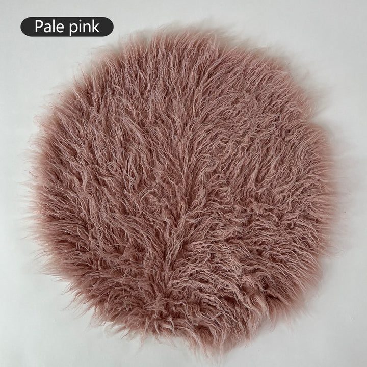 60CM Round faux fur Blanket
