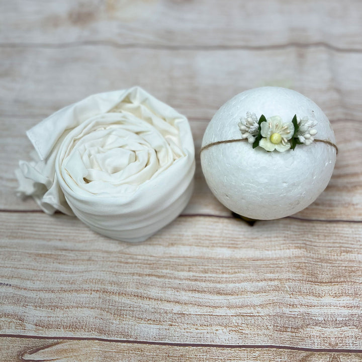 Lycra Wrap Matched Headwear Set