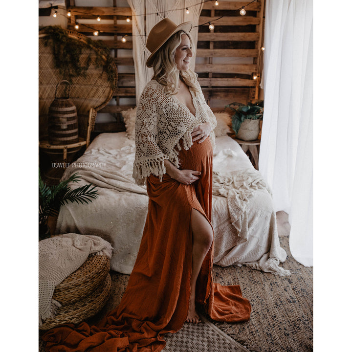 Hazel Boho Cotton Gown