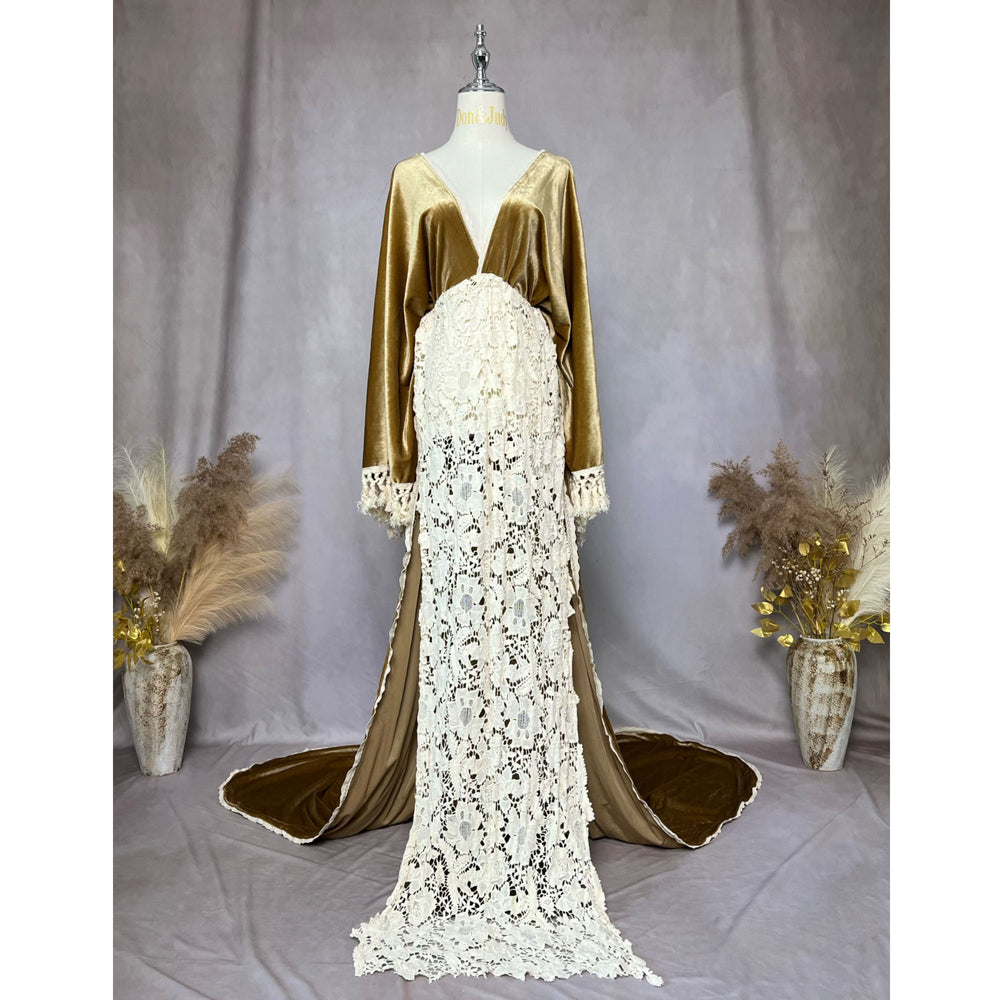 Elsie Velvet Gown - Don&Judy Newborn&Maternity photography props