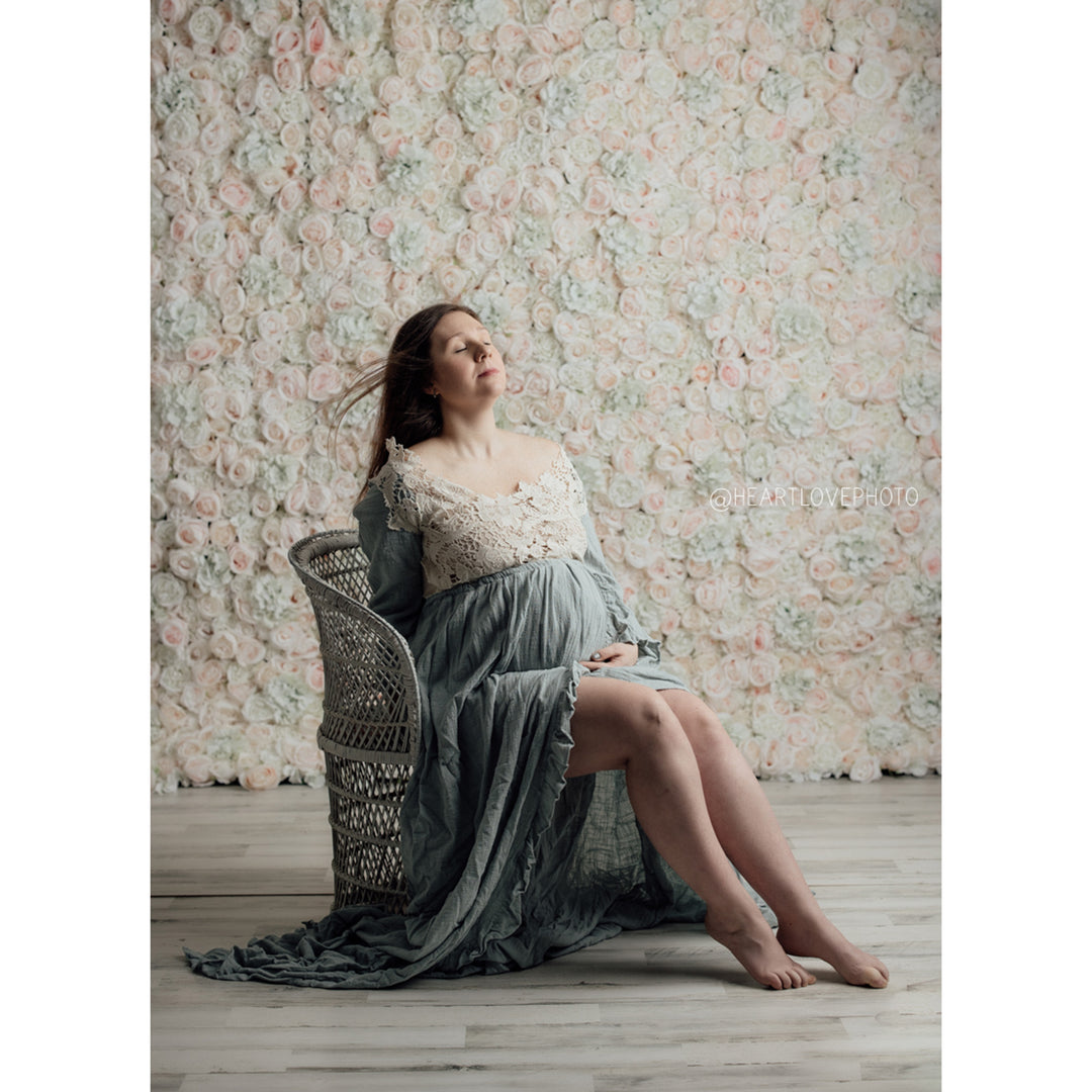 Josephine Cotton Floral Gown