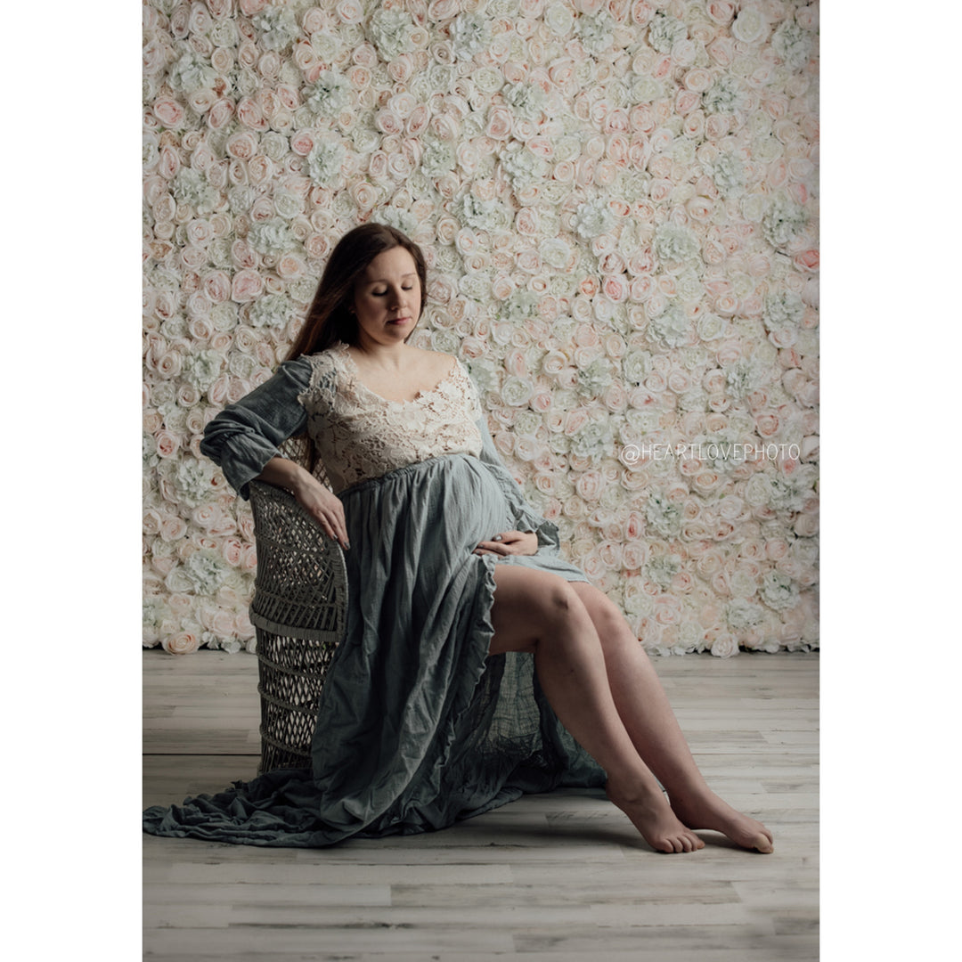 Josephine Cotton Floral Gown