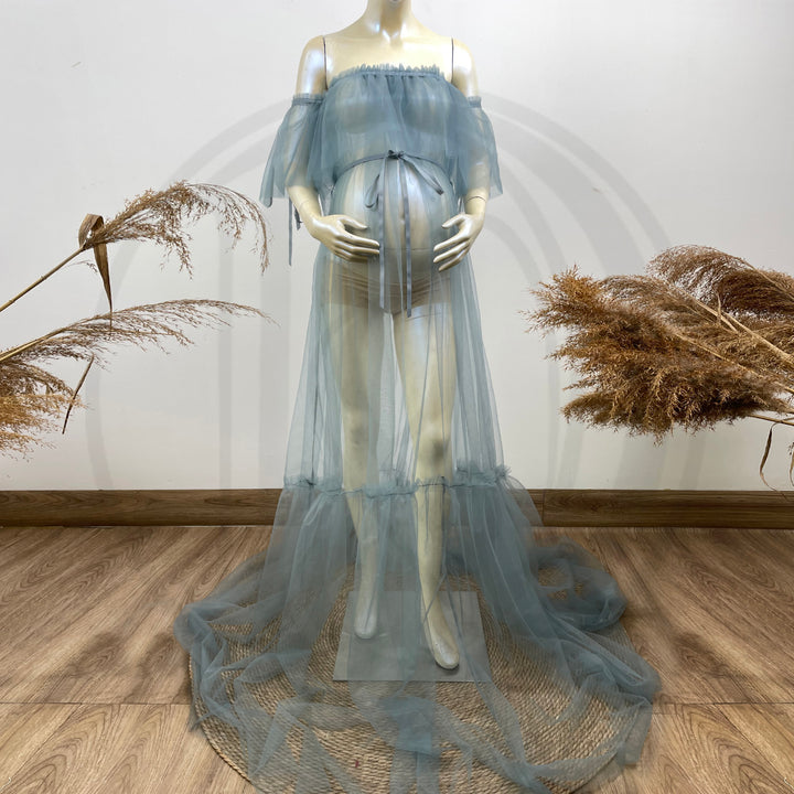 Dora Boob Tube Tulle Gown