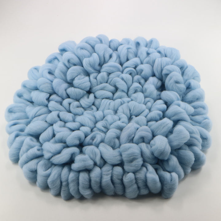 Hand Knit Chunky Wool Newborn Photo Blanket Newborn Blanket Backdrop Newborn Photo Props - Don&Judy Newborn&Maternity photography props