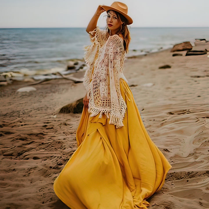 Ivy Boho Cotton Gown