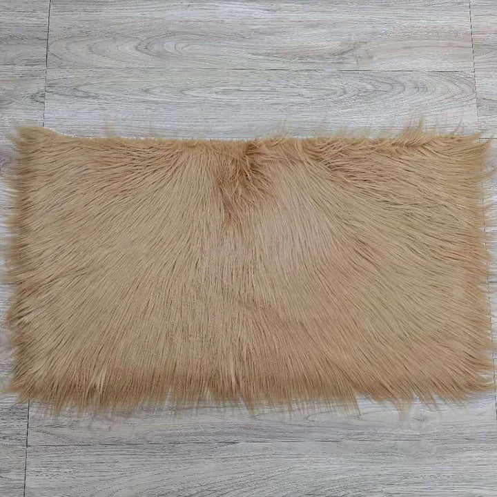Faux Fur Newborn Blanket