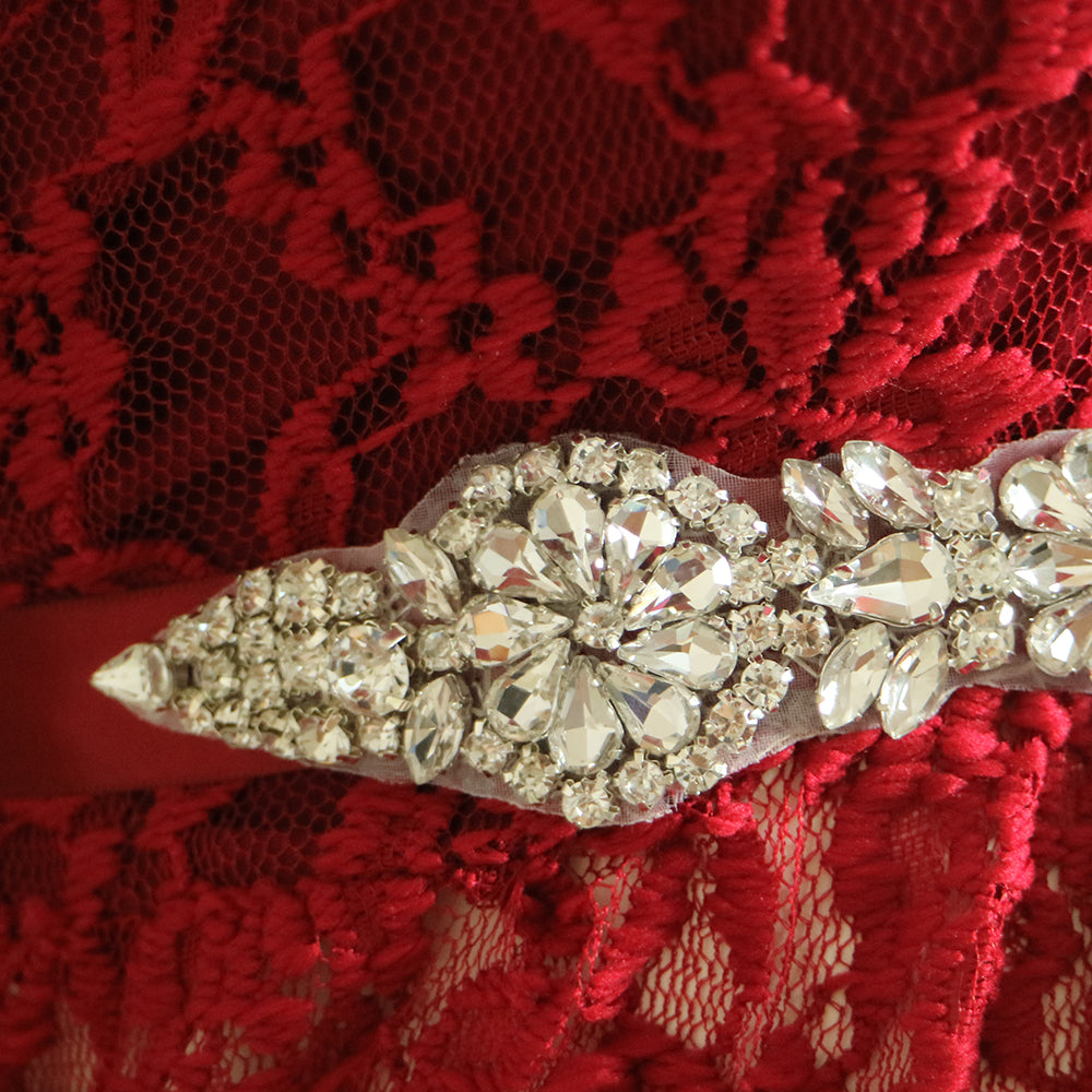 Imitation Diamond Belt for Maxi Long Formal Maternity Dresses - Don&Judy Newborn&Maternity photography props