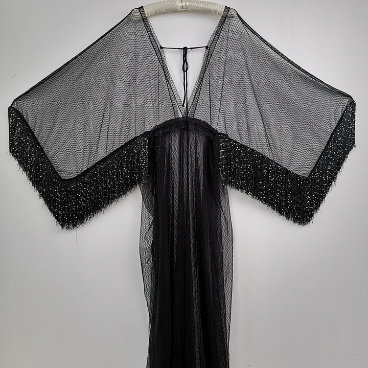 Frederica Black Tulle Gown