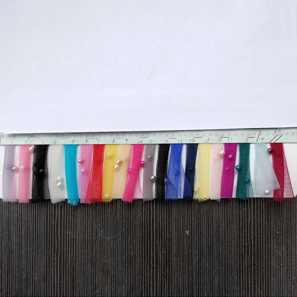 Dominic Pearls Tulle Gown