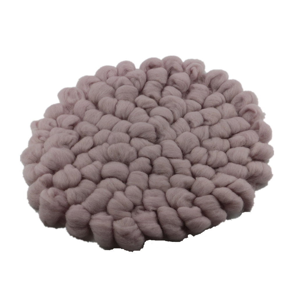 Hand Knit Chunky Wool Newborn Photo Blanket Newborn Blanket Backdrop Newborn Photo Props - Don&Judy Newborn&Maternity photography props